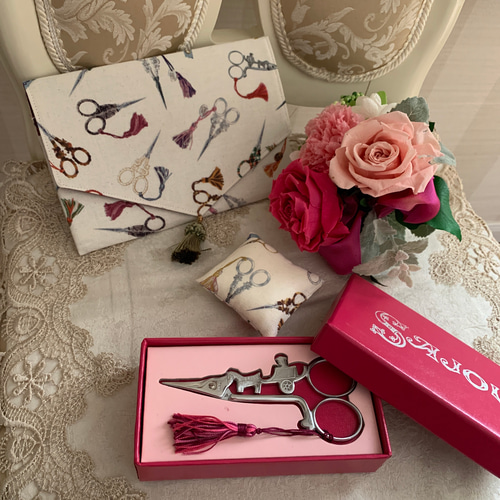 送料無料【レア】幻のはさみ☆フランス手芸ブランドSAJOUの荷馬車の鋏