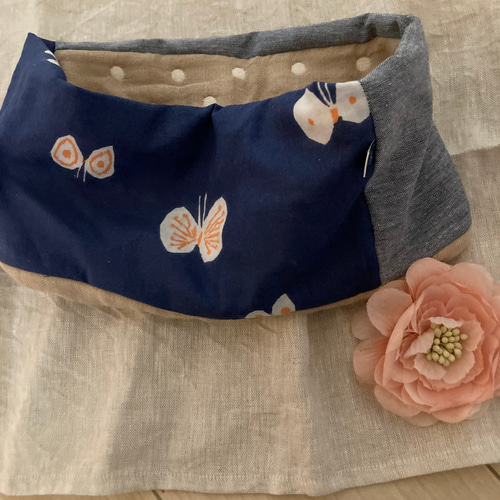 ハンドメイド✳︎ミナペルホネンネックウォーマーパッチワーク6重  