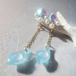 MERMAID AURORA BIJOU EARRING 人魚のビジュー耳飾り 8枚目の画像