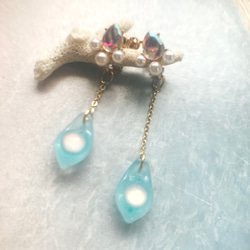 MERMAID AURORA BIJOU EARRING 人魚のビジュー耳飾り 16枚目の画像