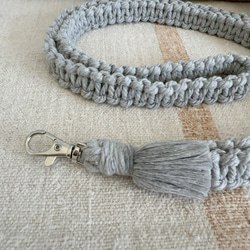 携帯ショルダーストラップ♥ダークカラー♥コットン携帯ストラップネックストラップネームホルダー 5枚目の画像