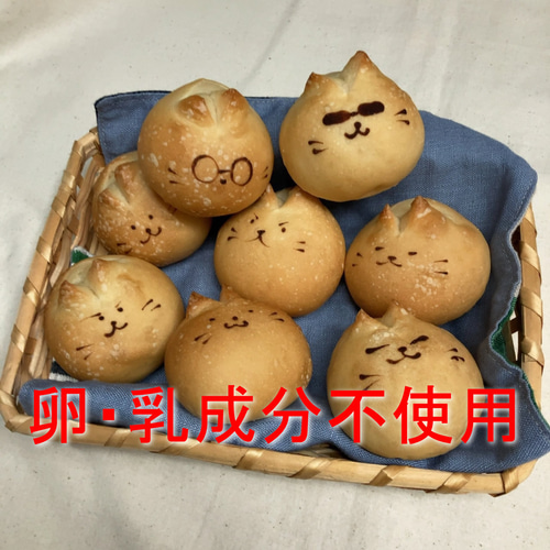 パンダパン 6個 パン BistroCafe712 通販 17470994｜Creema