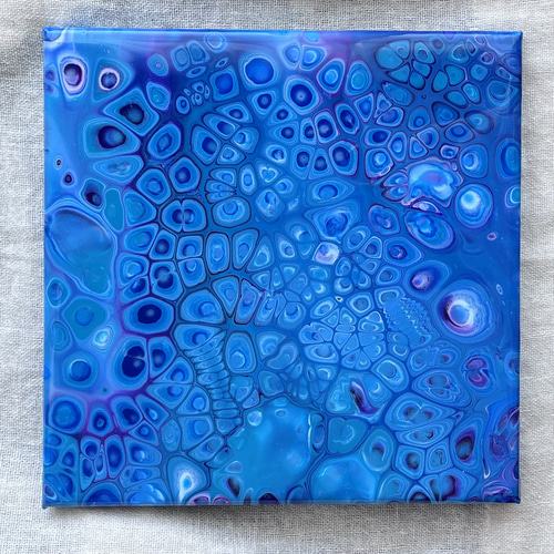 抽象画 フルイドアート アートパネル 【No.3】 絵画 Laulea_art 通販