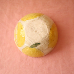 ※受注制作　粉引き手びねりレモンのサラダボウル。 3枚目の画像