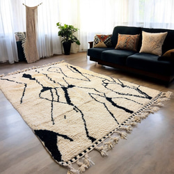 モロッコ ラグ ハンドメイド 54×50 モロッコ ラグ ハンドメイド 54×50