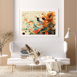 【インターステラー (星ノ間)  - ポメラニアン犬 No.5】宇宙 星空 アートポスター 犬の絵 犬の絵画 7枚目の画像