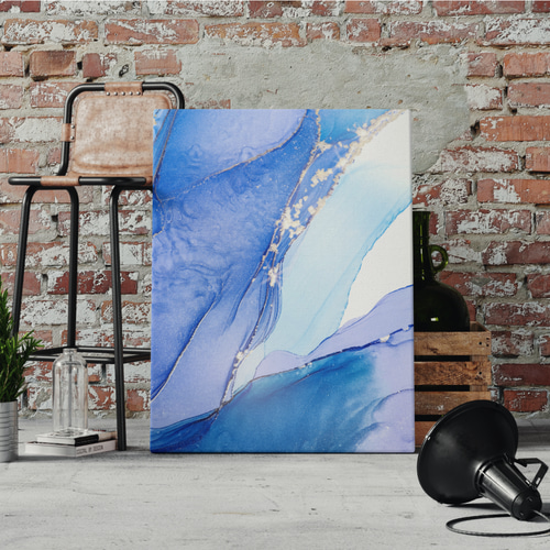 キャンバスアート/i1016/壁掛け/アルコールインクアート 絵画 YUI YUI