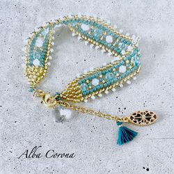 再販】クリスタルガラスが煌めく✨エキゾチック ビーズステッチ