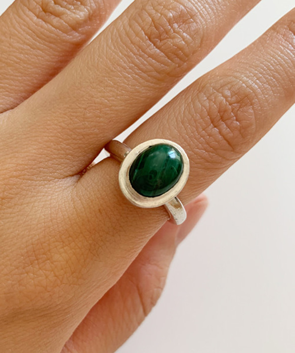 SV99.9｣マラカイトリング(13号) 指輪・リング Jewelry Attic;KYA