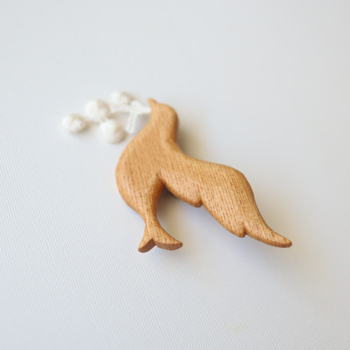 希少 サリースコットSally Scott 木製ブローチ 鳥デザイン 希少 サリー