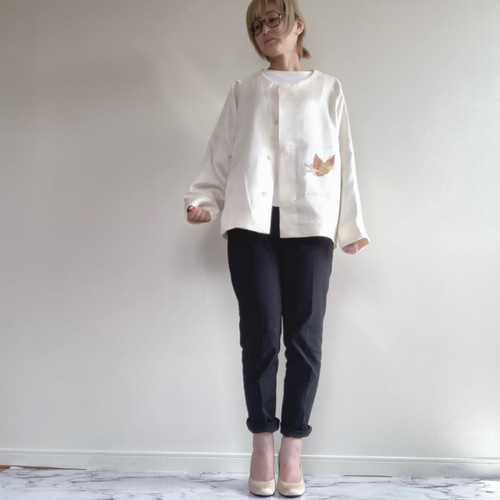 Creema限定！早割価格】ハンドメイド 着物リメイク ジャケット L 