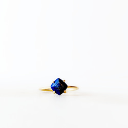 ブラックサファイアリング 天然石 天然石リング アクセサリー シンプル