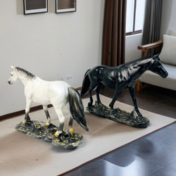 オブジェ 馬 置物 オーナメント クリエイティブ アート 装飾品 おしゃれ インテリア 動物 ギフト ch-1320 2枚目の画像