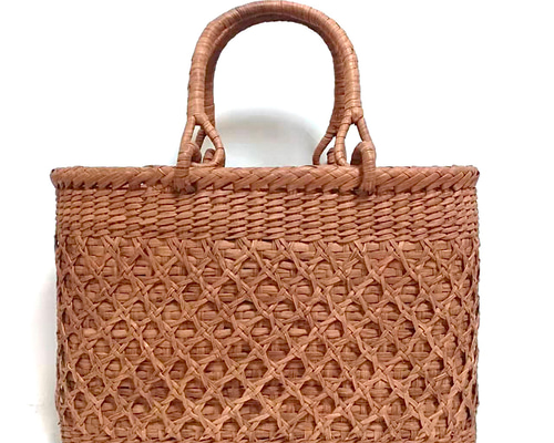 【人気！売れ筋商品】山葡萄バック(龍網編み) 山葡萄バッグ円形龍網編み かごバッグ 山葡萄バッグ魅力 通販