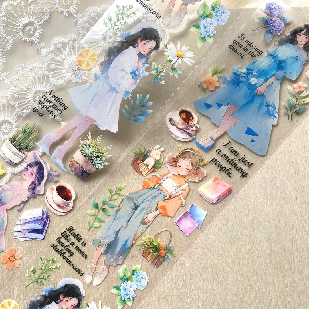 海外マステ 装飾マステ 人物マステ まとめ売り 大量 23本 【公式通販】