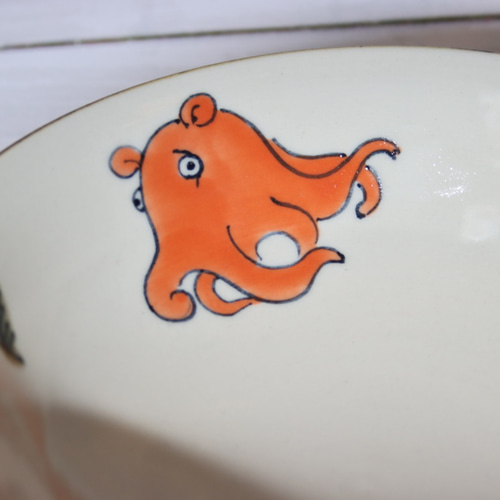 メンダコの浅鉢 お椀・ボウル・鉢 永野健二 通販 17500308｜Creema