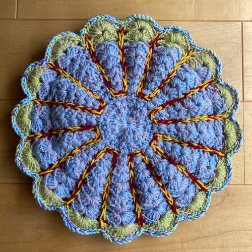 手編み座布団 クッション・クッションカバー アサノおばあちゃん 通販