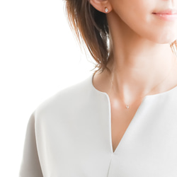 金属アレルギー対応／1粒ジルコニアピアス・イヤリング 第9張的照片