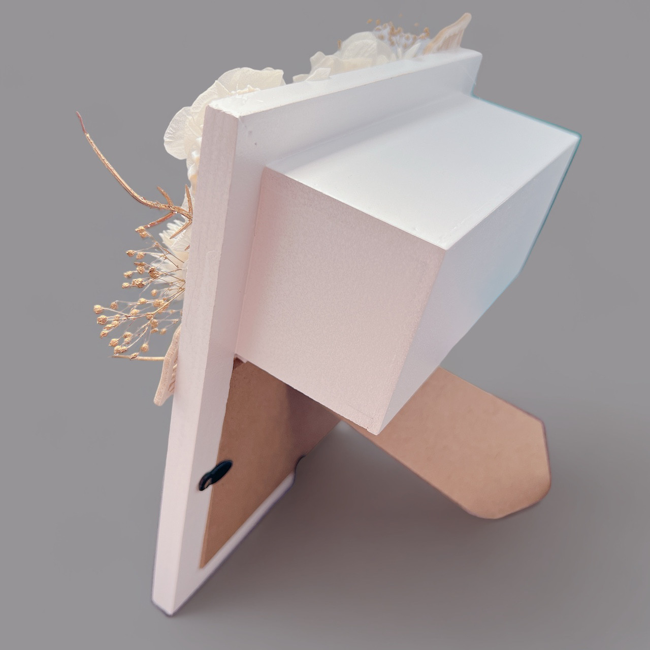 【お祝いギフトに♡】花と貝殻のフォトフレーム