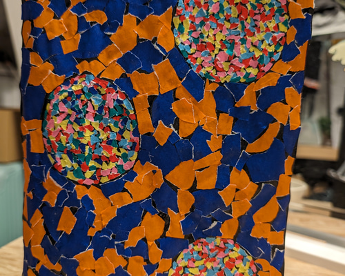 ちぎり絵 まる〜いやつ その他アート 苗屋🌱 通販 17500462｜Creema