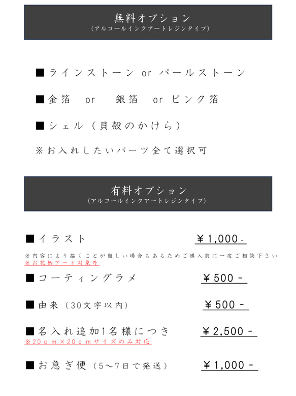 お花柄アート　20㎝×20㎝アルコールインクアート命名書 2枚目の画像