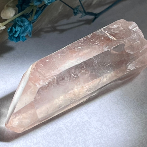 宇宙の叡智】虹入りレムリアンシードクリスタルポイント⭐️バーコード