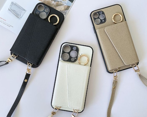 送関込【Harper & Blake】カード収納ミラー付スマホケース /幽霊 送関込【Harper & Blake】カード収納ミラー付スマホケース /幽霊