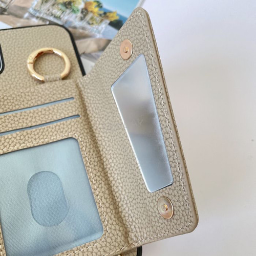 【Harper & Blake】お洒落カード収納ミラー付スマホケース Agate 楽天市場】ミラー・カード収納・ストラップ付きiphone ケース