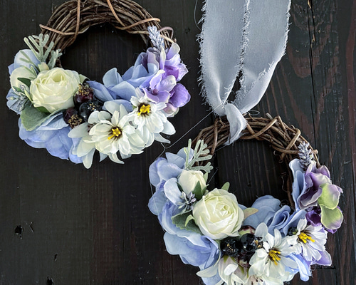 ブルー系リース ad34d048223bb7837a0dc13b227010