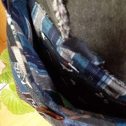 久留米絣　斜めがけバッグ 3枚目の画像