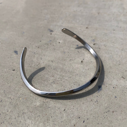 stainless wave bangle sold  バングル ブレスレット 4枚目の画像