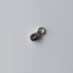 《 イヤーカフ用カスタムパーツ 》キュービックジルコニア 925silverチャーム 【 CZ3-K-SV】 4枚目の画像