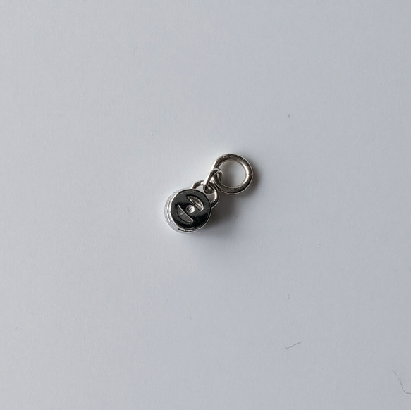 《 イヤーカフ用カスタムパーツ 》キュービックジルコニア 925silverチャーム 【 CZ3-K-SV】 4枚目の画像