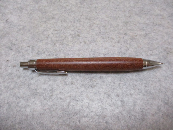 レースウッド　斑紋杢　キヌカオイル仕上げ　木軸シャープペンシル(ボールペン)　希少材 2枚目の画像