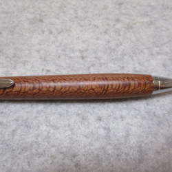 レースウッド　斑紋杢　キヌカオイル仕上げ　木軸シャープペンシル(ボールペン)　希少材 5枚目の画像