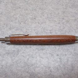 レースウッド　斑紋杢　キヌカオイル仕上げ　木軸シャープペンシル(ボールペン)　希少材 4枚目の画像