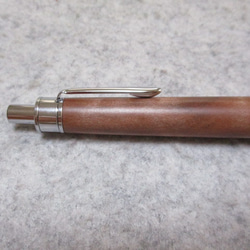 山桃　縮み杢　椿油仕上げ　木軸シャープペンシル(ボールペン)　希少材 9枚目の画像