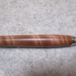 山桃　縮み杢　椿油仕上げ　木軸シャープペンシル(ボールペン)　希少材 8枚目の画像