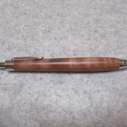 山桃　縮み杢　椿油仕上げ　木軸シャープペンシル(ボールペン)　希少材 4枚目の画像