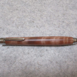 山桃　縮み杢　椿油仕上げ　木軸シャープペンシル(ボールペン)　希少材 1枚目の画像