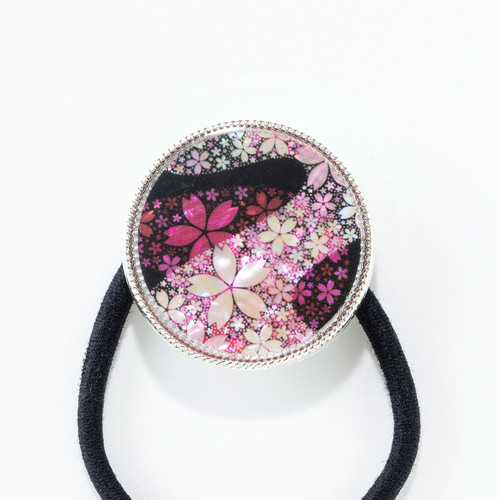 ミハエルネグリン　桜の花とエンジェルのヘアゴム Flower Knows |フラワーノーズ | 🐚シェルズジュエル