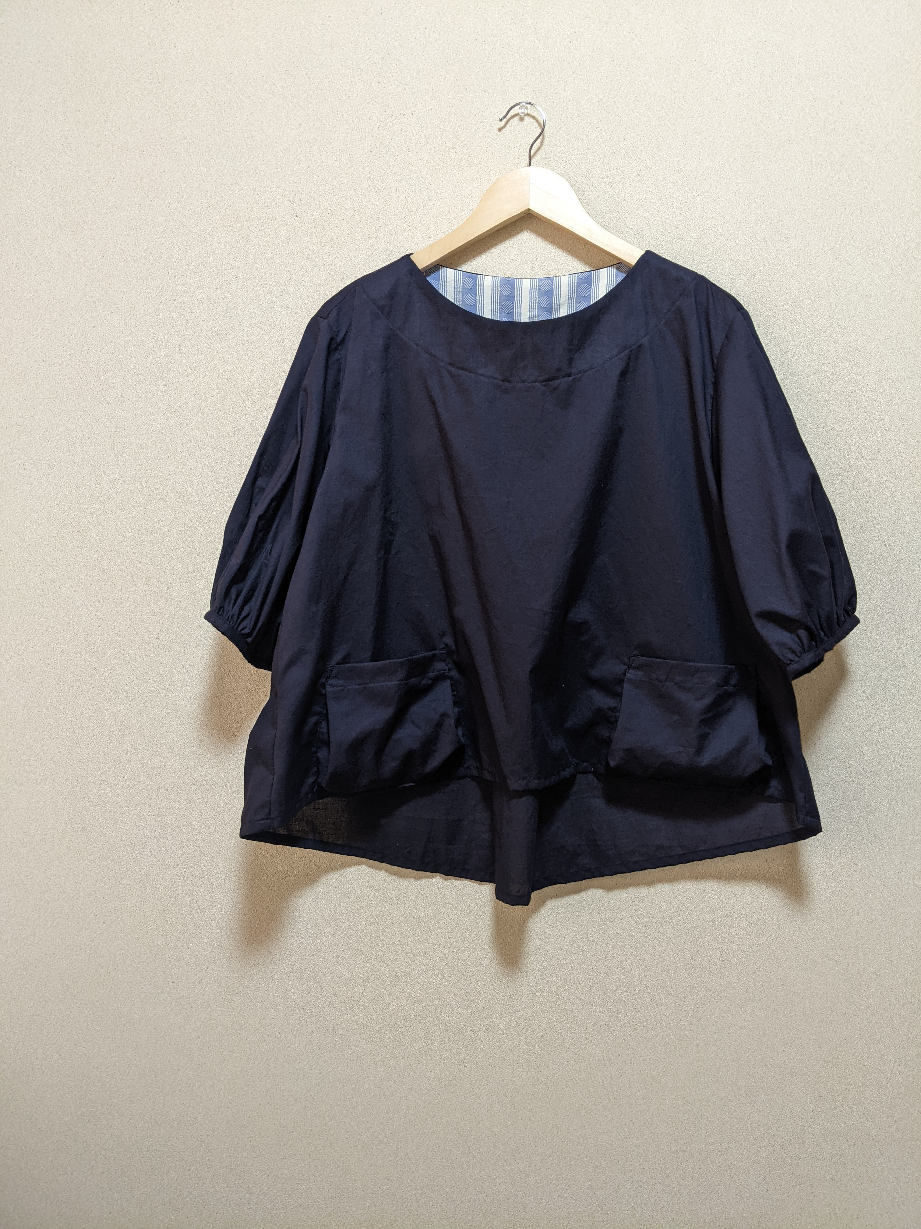 【コットン100%】バルーン袖プルオーバー