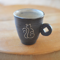 咖啡杯（貓）/烤陶器（可用洗碗機清洗） 第2張的照片