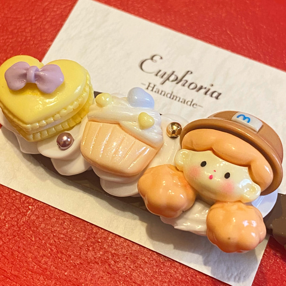 可愛い女の子♡ マカロン　カップケーキ　ヘアピン　ヘアクリップ 2枚目の画像
