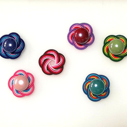 みかん　水引パーツ　市松 みかん様専用 水引パーツ 市松