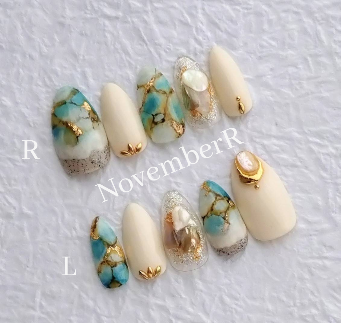 【未使用】ネイルチップ　ニュアンスネイル ニュアンスネイル⋆͛*͛*✭ ネイルチップ（つけ爪） Nail_tip.N