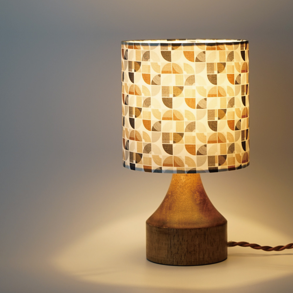 ◆HappyLamp◆Sサイズ/リバティ/アーチャゼン/ブラウン/スタンドランプ/照明