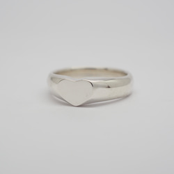 ハートのシグネットリング　S / Signet ring ver. heart S 2枚目の画像