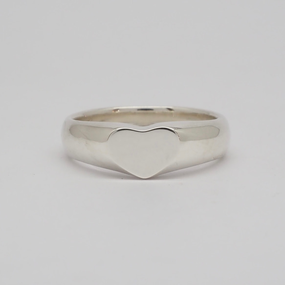 ハートのシグネットリング　S / Signet ring ver. heart S 3枚目の画像