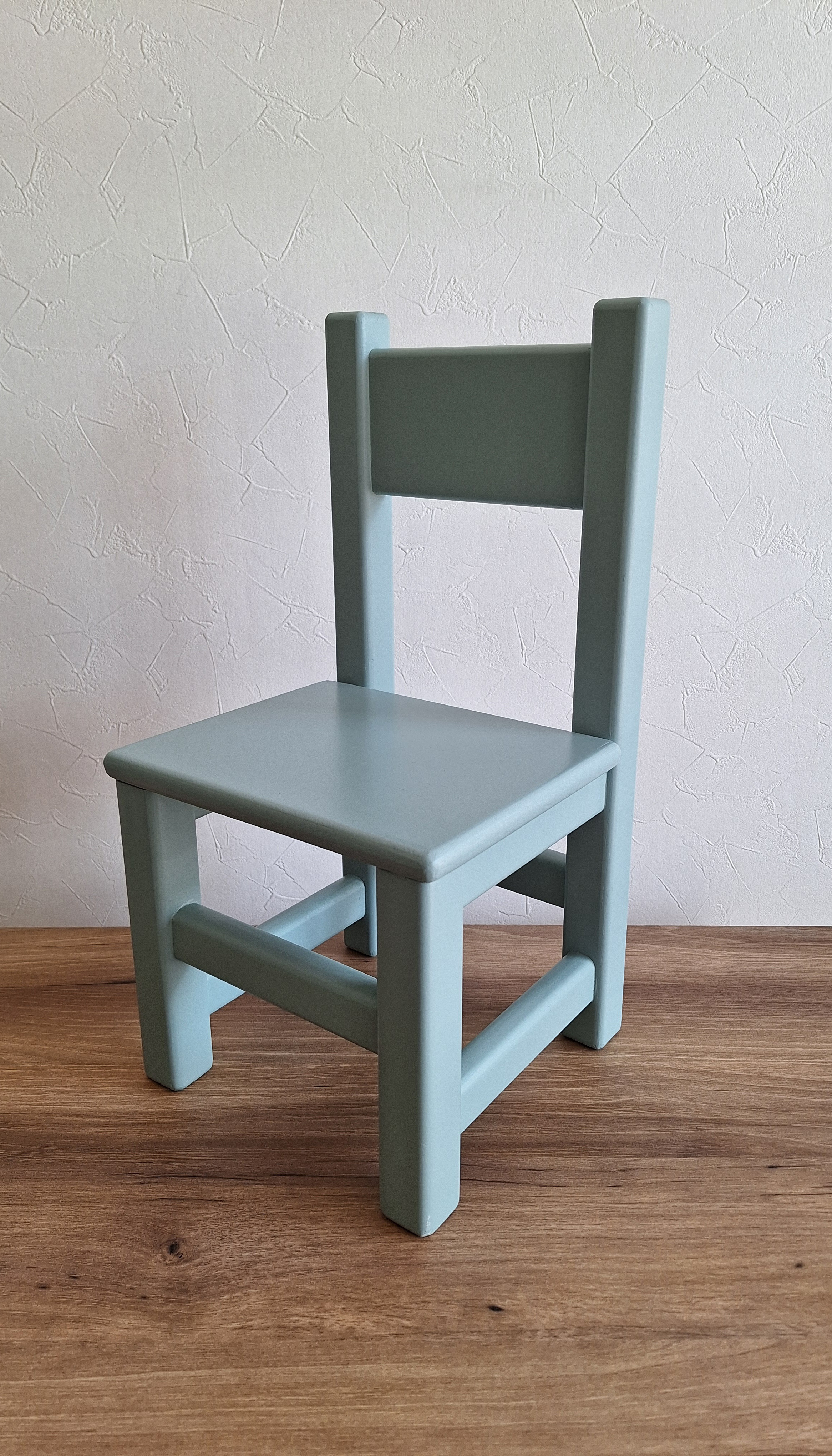 【受注製作】くすみグリーン カラフル キッズチェア かわいい